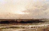 Alfred Thompson Bricher Canvas Paintings - Distant Beacon